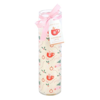 Picture of Sugarplum Fun Christmas Print Tube Candle