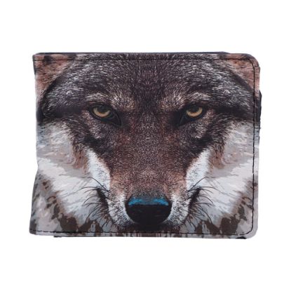 Picture of Wallet - Portrait of a Wolf 11cm