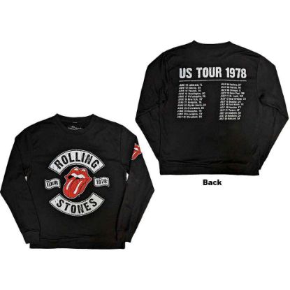 Picture of The Rolling Stones Unisex Sweatshirt: US Tour 1978 Back & Sleeve Print