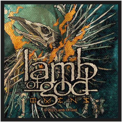 Picture of Lamb Of God Woven Patch: Omens (Standard)