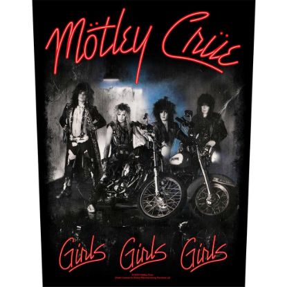 Picture of Motley Crue Back Patch: Girls, Girls, Girls