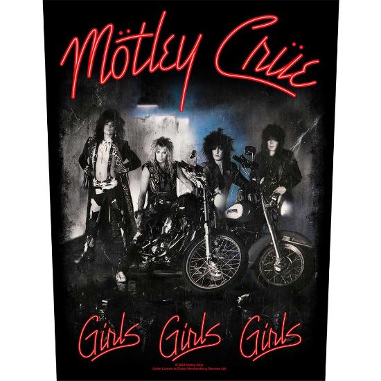 Picture of Motley Crue Back Patch: Girls, Girls, Girls