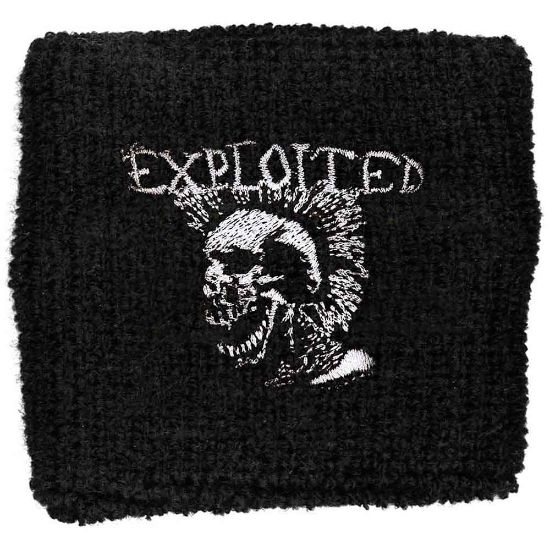 Picture of The Exploited Embroidered Wristband: Mohican Skull