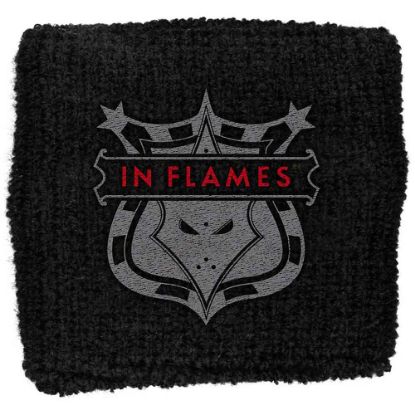 Picture of In Flames Embroidered Wristband: Shield