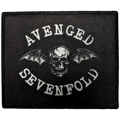 Picture of Avenged Sevenfold Printed Patch: Deathbat Crest (Standard) 