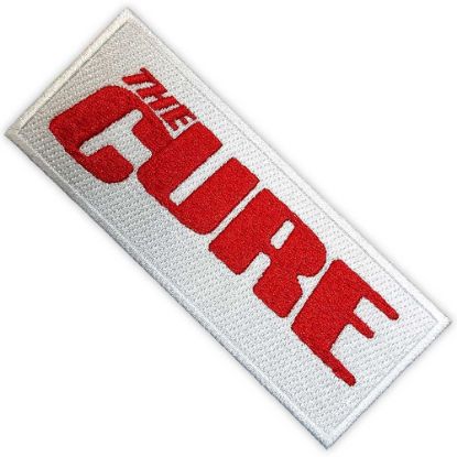 Picture of The Cure Woven Patch: Red Logo (Standard) 