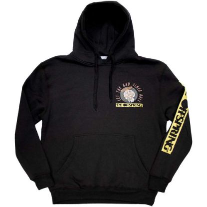 Picture of The Offspring Unisex Pullover Hoodie: Bad Times Sleeve Print