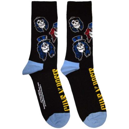 Picture of Guns N' Roses Unisex Ankle Socks: Skulls Band (UK Size 7 - 11)