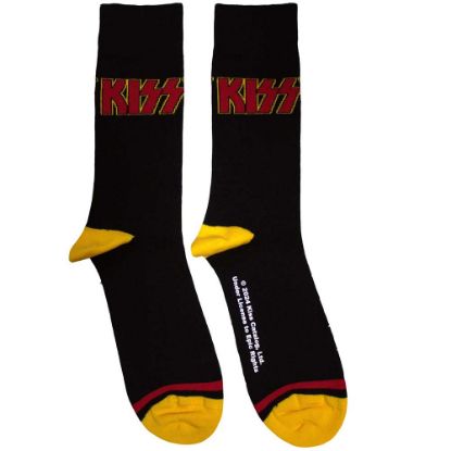 Picture of KISS Unisex Ankle Socks: Red Logo Single Stripe  