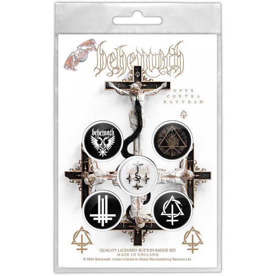 Picture of Behemoth Button Badge Pack: Opvs Contra Natvram