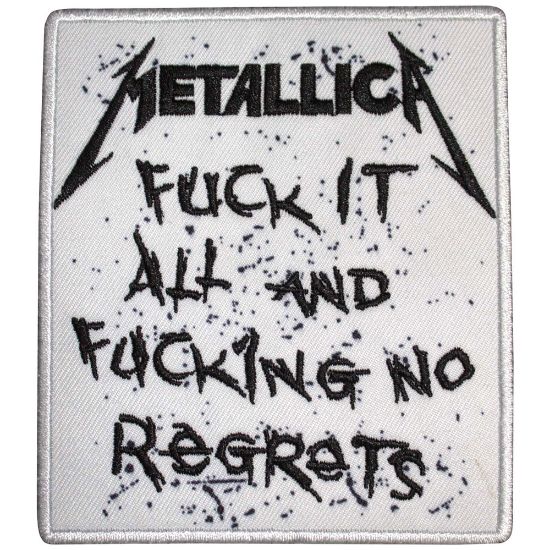 Picture of Metallica Woven Patch: No Regrets (Standard) 