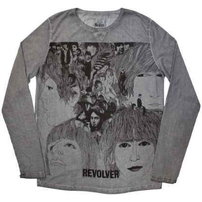 Picture of The Beatles Unisex Sweatshirt: Revolver Stone Wash