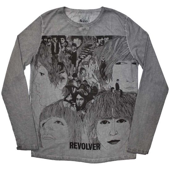 Picture of The Beatles Unisex Sweatshirt: Revolver Stone Wash