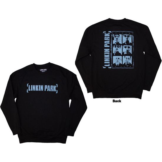 Picture of Linkin Park Unisex Sweatshirt: Meteora Portraits Back Print