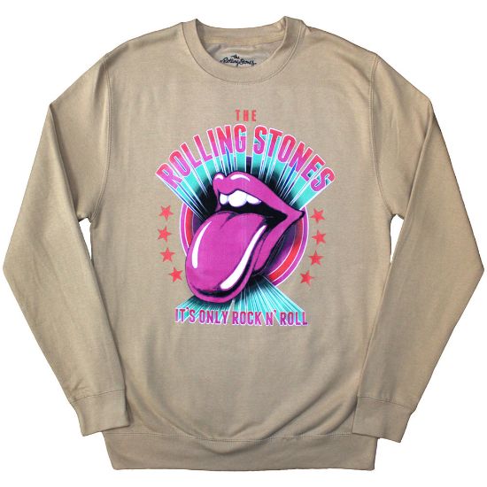 Picture of The Rolling Stones Unisex Sweatshirt: It's Only R 'n R Oversized
