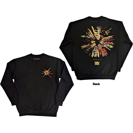 Picture of Slipknot Unisex Sweatshirt: The End, So Far Band Figures Back Print