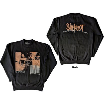Picture of Slipknot Unisex Sweatshirt: The End, So Far Faces & Barcode Back Print