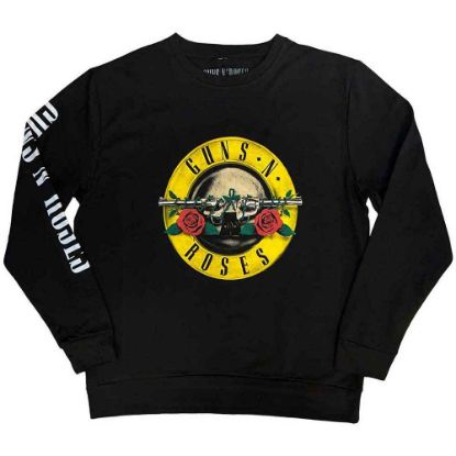 Picture of Guns N' Roses Unisex Sweatshirt: Classic Logo Sleeve Print