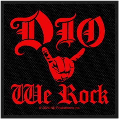 Picture of Dio Woven Patch: We Rock