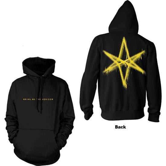 Picture of Bring Me The Horizon Unisex Pullover Hoodie: Spray Hex Back Print
