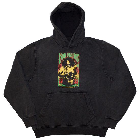 Picture of Bob Marley Unisex Pullover Hoodie: 1978 Wash Collection
