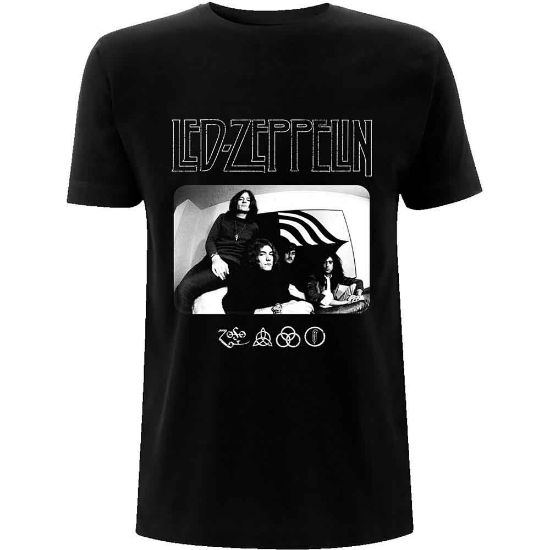 Picture of Led Zeppelin Unisex T-Shirt: Icon Logo Photo