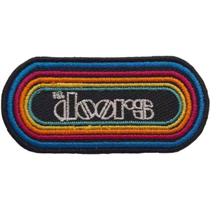 Picture of The Doors Woven Patch: Rainbow (Standard) 