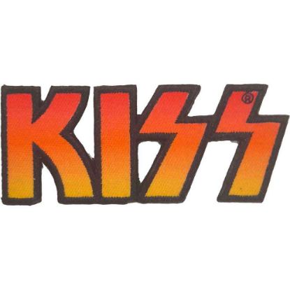 Picture of KISS Woven Patch: Cut-Out Logo (Standard) 