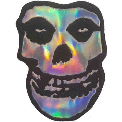 Picture of Misfits Woven Patch: Sonic Silver Skull (Standard) 