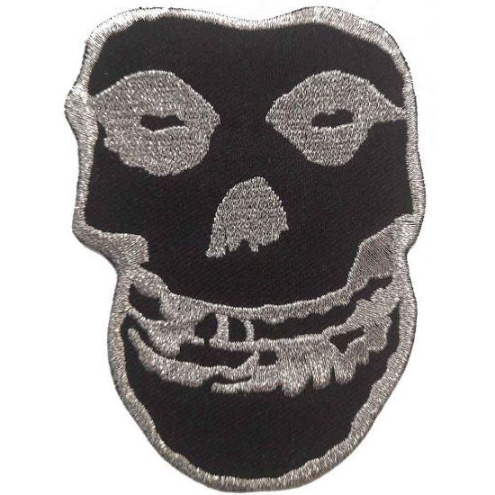 Picture of Misfits Woven Patch: Inverted Silver Skull (Standard) 
