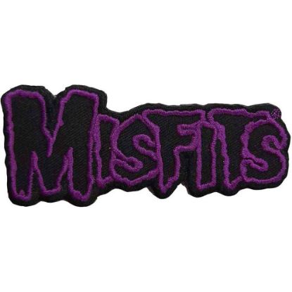 Picture of Misfits Woven Patch: Purple Border Logo (Standard) 