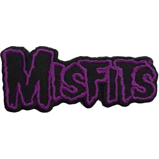 Picture of Misfits Woven Patch: Purple Border Logo (Standard) 