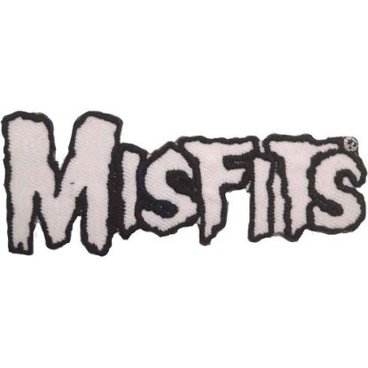 Picture of Misfits Woven Patch: White Logo (Standard) 