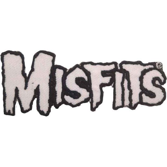 Picture of Misfits Woven Patch: White Logo (Standard) 