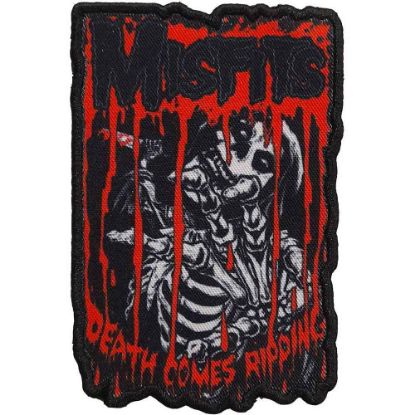 Picture of Misfits Printed Patch: Death Comes Ripping (Standard) 