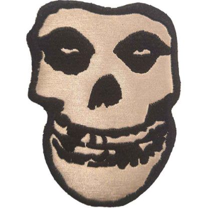 Picture of Misfits Woven Patch: Gold Skull (Standard) 