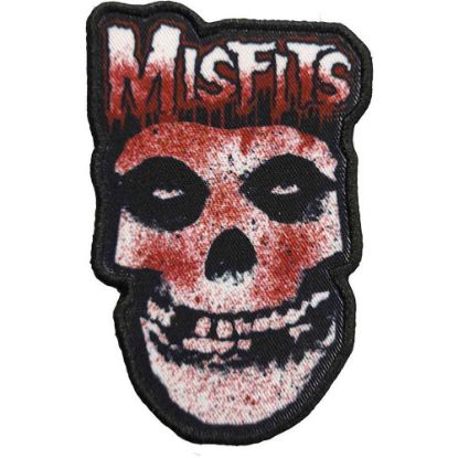 Picture of Misfits Printed Patch: Blood Drip Skull (Standard) 