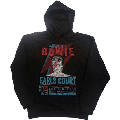 Picture of David Bowie Unisex Pullover Hoodie: Earls Court '73