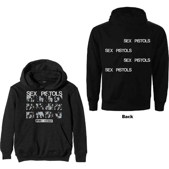 Picture of The Sex Pistols Unisex Pullover Hoodie: Pretty Vacant Back Print