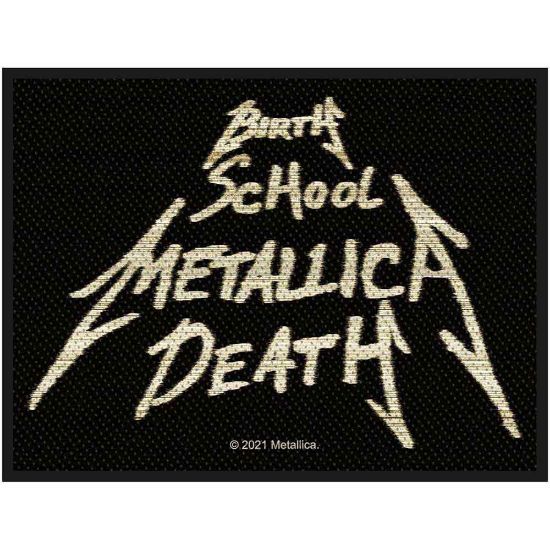 Picture of Metallica Woven Patch: Birth, School, Metallica, Death (Standard)