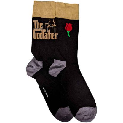 Picture of The Godfather Unisex Ankle Socks: Logo Gold (UK Size 7 - 11)