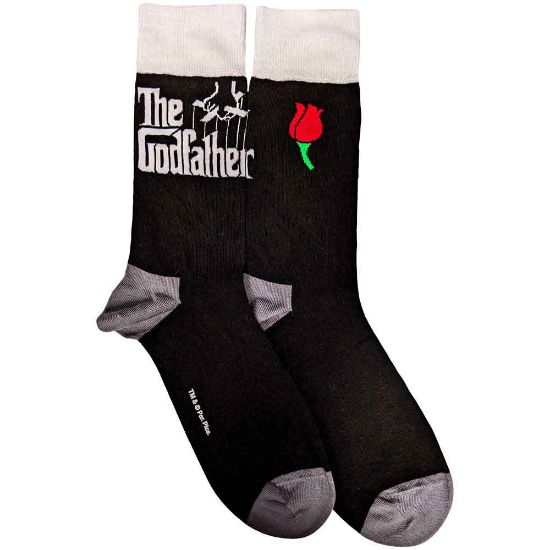 Picture of The Godfather Unisex Ankle Socks: Logo White (UK Size 7 - 11)