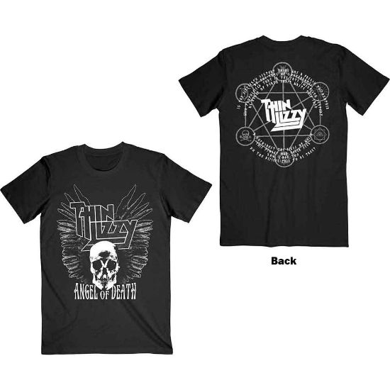 Picture of Thin Lizzy Unisex T-Shirt: Angel of Death Back Print