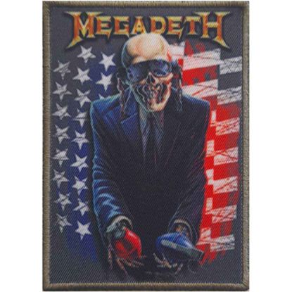 Picture of Megadeth Printed Patch: Grenade USA (Standard) 
