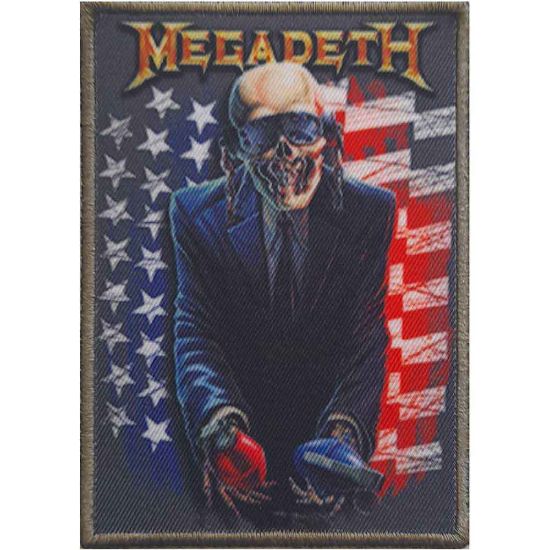 Picture of Megadeth Printed Patch: Grenade USA (Standard) 