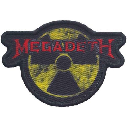 Picture of Megadeth Printed Patch: Hazard Logo (Standard) 
