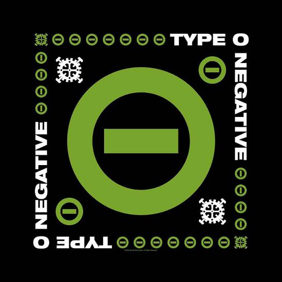 Picture of Type O Negative Unisex Bandana: Negative Symbol