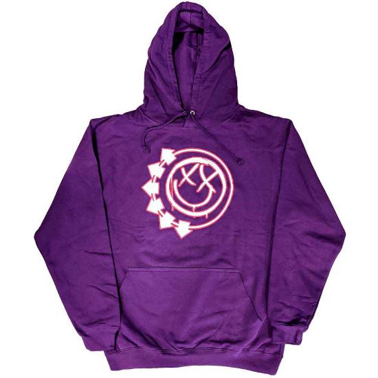 Picture of Blink-182 Unisex Pullover Hoodie: Six Arrow Smile (Large)