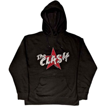Picture of The Clash Unisex Pullover Hoodie: Star Logo