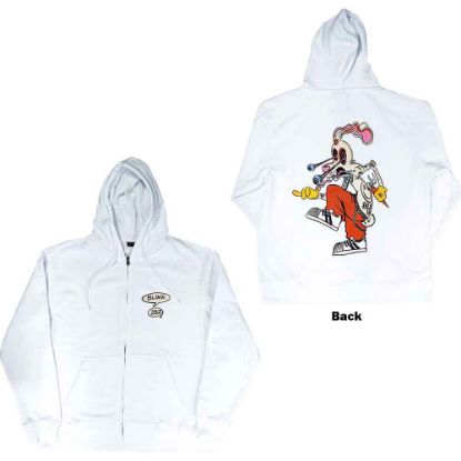 Picture of Blink-182 Unisex Zipped Hoodie: Roger Rabbit Back Print